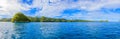 Paradisiac Palau islands on daytime