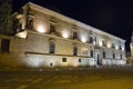Parador hotel at night in Ubeda, Jaen, Spain Royalty Free Stock Photo