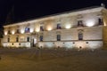 Parador hotel at night in Ubeda, Jaen, Spain Royalty Free Stock Photo