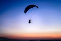 Paraglide silhouette