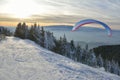 Paraglide silhouette