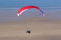 Paraglider above the coast