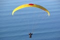 Paraglider above the sea Royalty Free Stock Photo