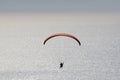 Paraglider above the sea Royalty Free Stock Photo