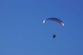 Paraglider on Blue Sky