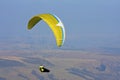 Paraglider in Brecon Beacons Royalty Free Stock Photo