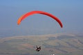 Paraglider in Brecon Beacons Royalty Free Stock Photo