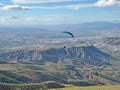 Paraglider at Cenes in the Sierra Nevada, Spain Royalty Free Stock Photo