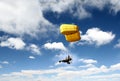 paraglider fly Royalty Free Stock Photo