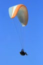 Paraglider flying