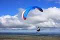 Paraglider over Dartmoor