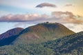 Paraglider flying over the `Gaviota Peak`