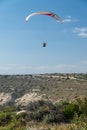 Paraglider at Kourion, Cyprus
