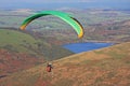 Paraglider over Dartmoor