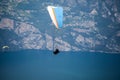 Paraglider over lake Garda Royalty Free Stock Photo