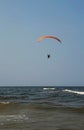 Paraglider over the ocean