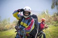 Paraglider pilot