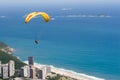 Paraglider in Rio de Janeiro. Royalty Free Stock Photo