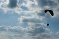 Paraglider silhouette Royalty Free Stock Photo