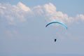 Paraglider in the sky Royalty Free Stock Photo