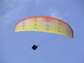 paraglider in the sky Royalty Free Stock Photo