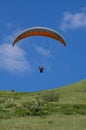 Paraglider start Royalty Free Stock Photo