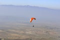 Paraglider tandem fligh Royalty Free Stock Photo