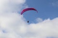 Paragliders in the sky