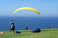 Paragliders Prepare for Liftoff