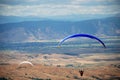 Paragliders in Prilep, Macedonia