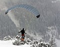 Paragliding Royalty Free Stock Photo