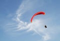 The paragliding Royalty Free Stock Photo