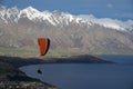 Paragliding above Queenstown New Zealand