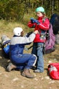 Paragliding accessories Royalty Free Stock Photo