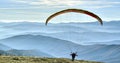 paragliding amazing mountain