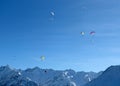 Paragliding around Penken mountain, Mayrhofen, Austria