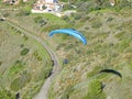 Paragliding above La Herradura, Spain