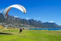 Paragliding - Cape Town - South Africa Royalty Free Stock Photo