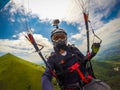Paragliding on Caucasus