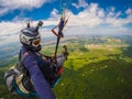 Paragliding on Caucasus