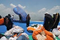 Paragliding competition in wonogiri, Indonesia