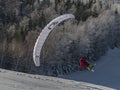 Paragliding in Dolni Morava ski slope