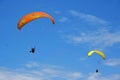 Paragliding duo Royalty Free Stock Photo