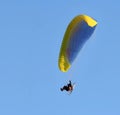 Paragliding with engine