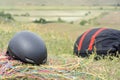Paragliding gear Royalty Free Stock Photo