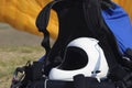 Paragliding gear Royalty Free Stock Photo