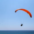 Paragliding in Israel Royalty Free Stock Photo