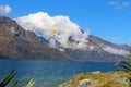 Paragliding on Lake Wakatipu New Zealand South Island of New Zealand Royalty Free Stock Photo