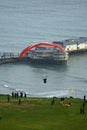 Paragliding at Miraflores Pier, Lima - Peru