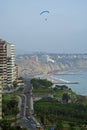 Paragliding at Miraflores Pier, Lima - Peru